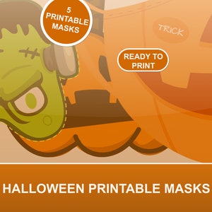 Halloween Printable Masken, Happy Halloween, Gruselige Printables, Halloween Dekore, Kürbis Designs, Digitale Dekore, Halloween Party Schilder