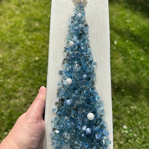 Christmas Tree Art - Festive Holiday Decor - Handcrafted Wall Hanging