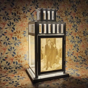 Maßgeschneiderte Lampe aus Lithophan
