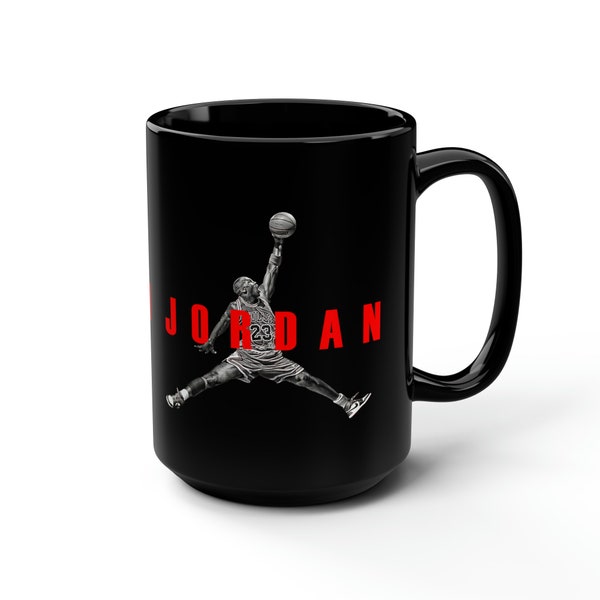 Jumpman Jordan Logo 15oz Mug - Coffee Mug or Hot Cup of Tea - Model MJM001