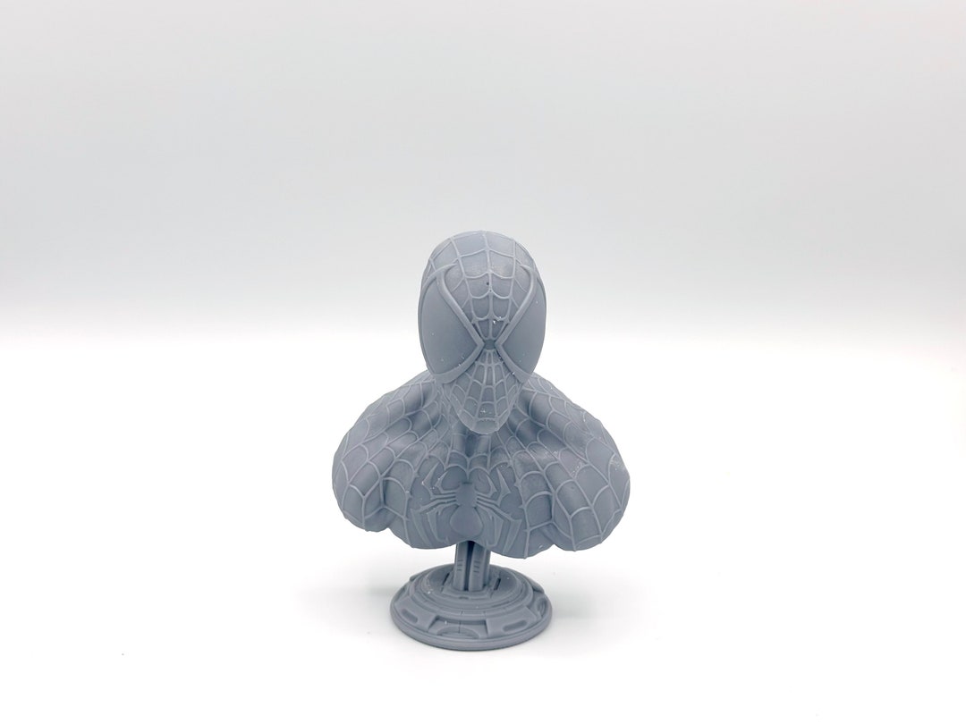 Marvel Spider Man - 3D Printed Resin Bust Kit - Etsy