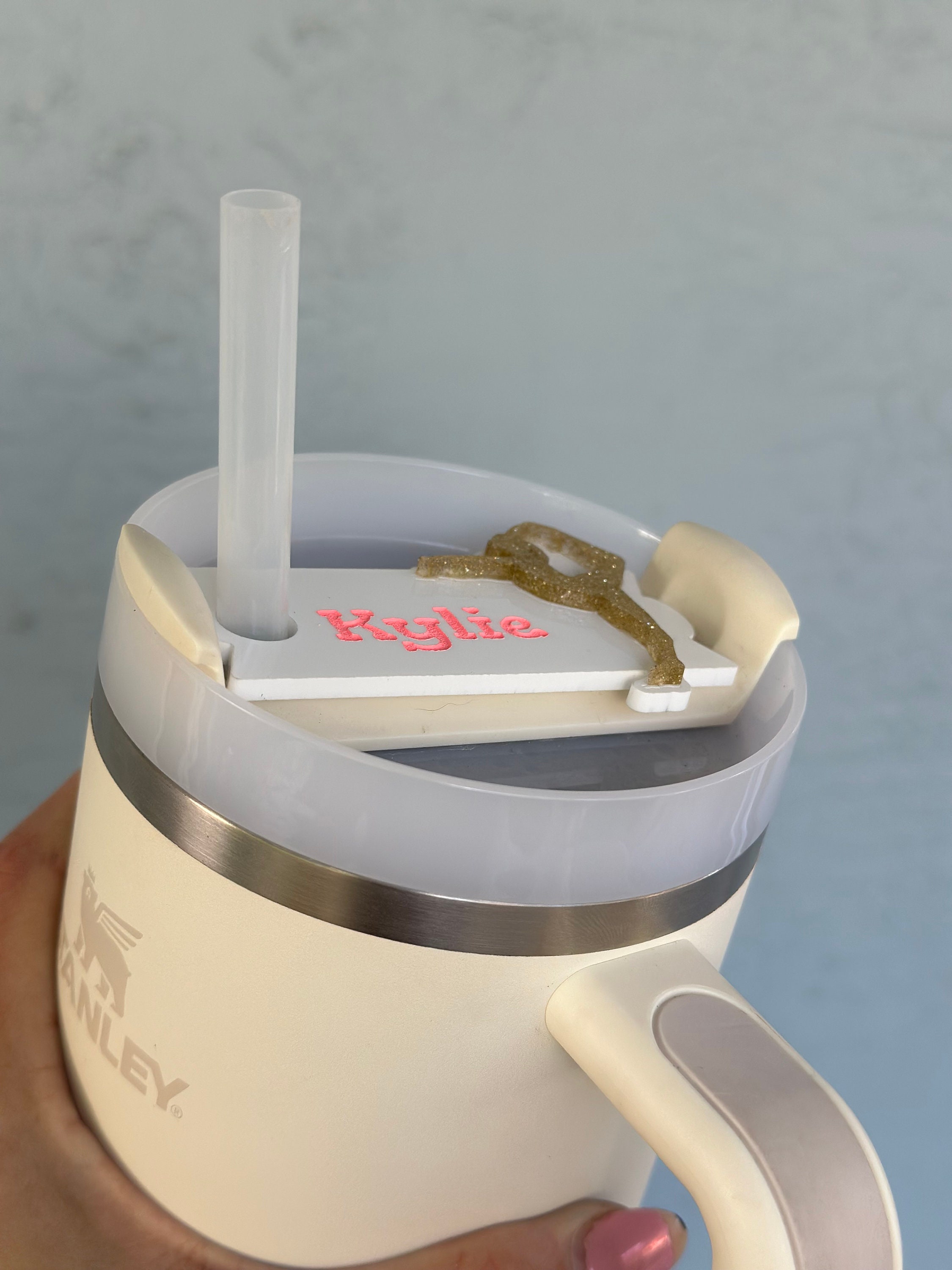 Personalized Name Gymnastics Tumbler Topper, Custom Tumbler Accessories, Gymnastics Gift, Gift for Her