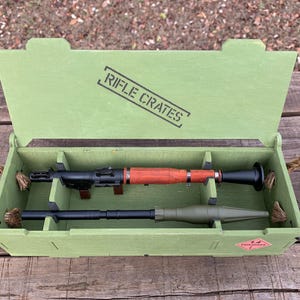 RifleCrates - Mini Wood Crate for GoatGuns RPG Model *No RPG Included*