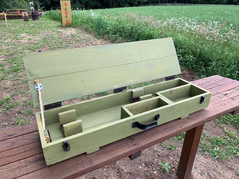 Custom AK Military Style Wooden Weapon Crate OD Green Etsy