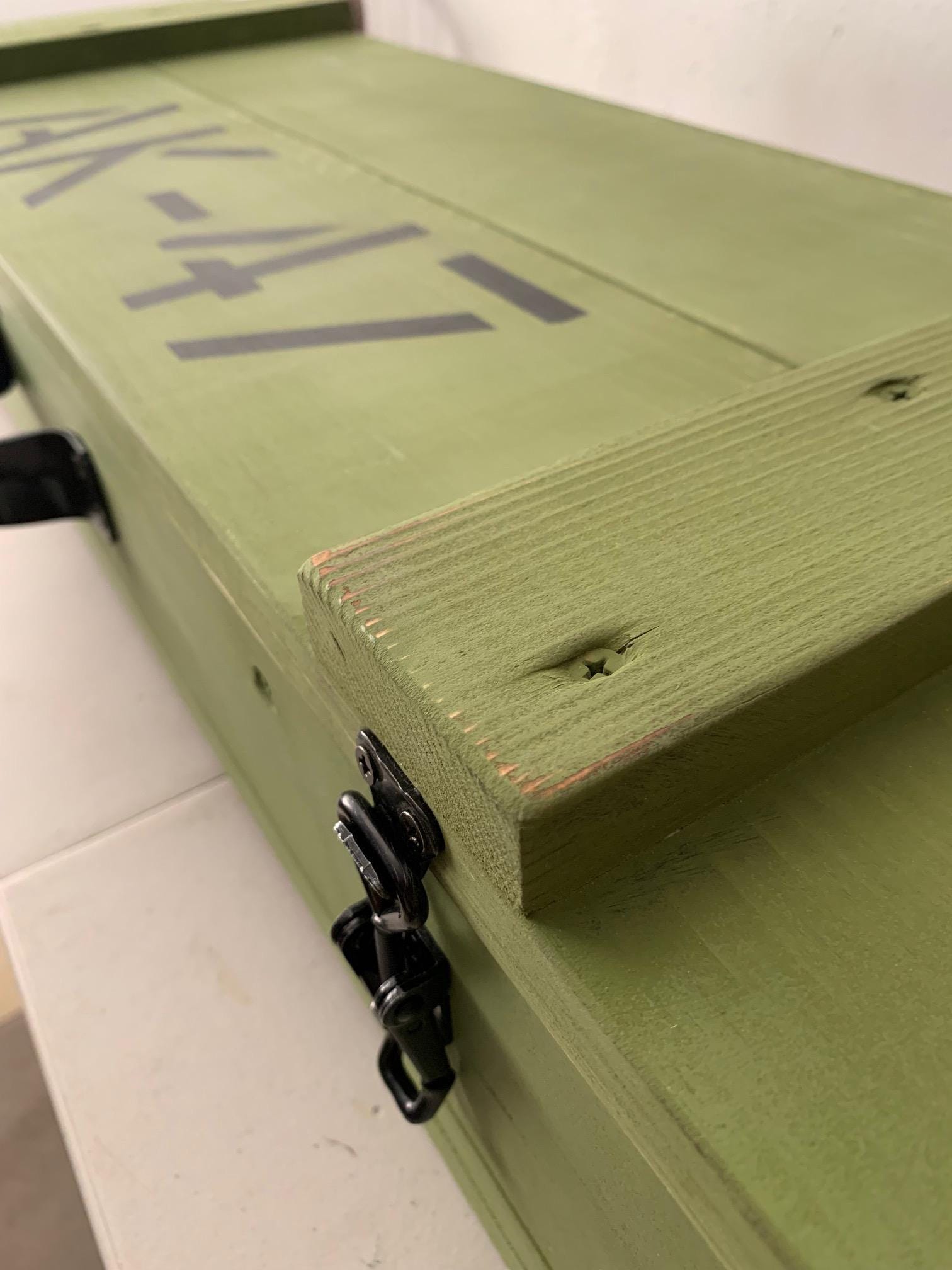 Riflecrates Classic Wood Army Crate For AKM no Gun Included Etsy Riflecrates Classic Wood Army Crate For AKM no Gun Included Etsy