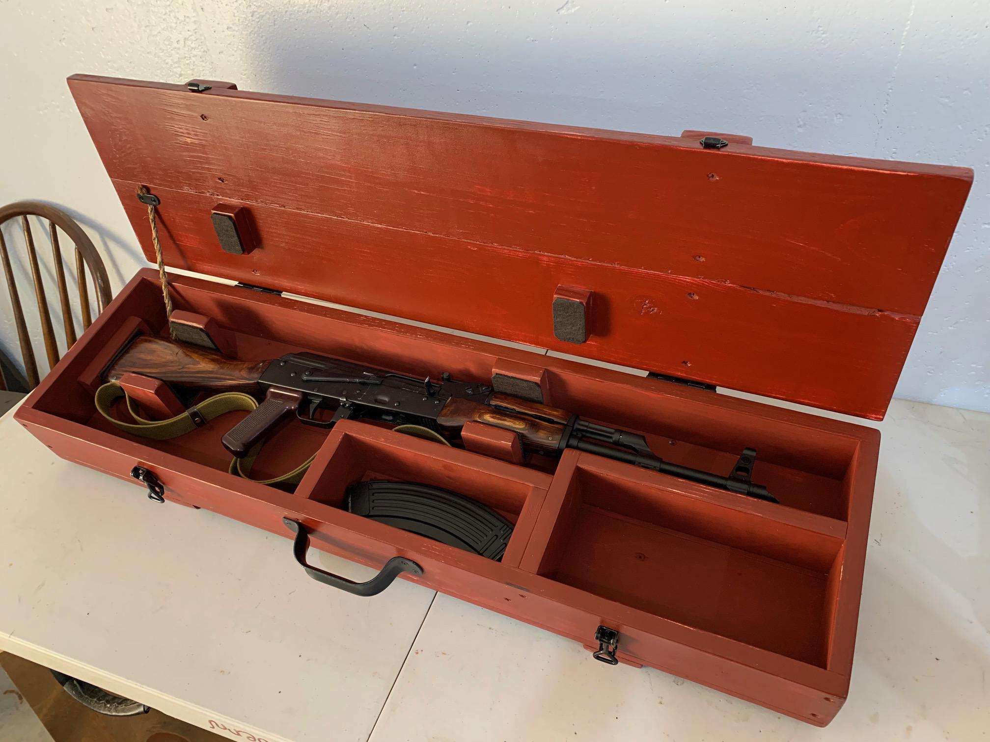 RifleCrates - Caja de madera clásica del ejército para AKM (no incluye arma)  - Etsy México, image size:2016x1512