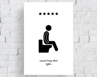 Bathroom prints, Digital funny bathroom decor, bathroom prints, bathroom accessories, wall prints, Digital wall poster, Digital funny prints