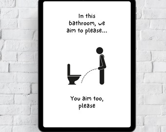 Bathroom prints, Digital funny bathroom decor, bathroom prints, bathroom accessories, wall prints, Digital wall poster, Digital funny prints