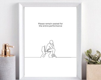 Bathroom prints, Digital funny bathroom decor, bathroom prints, bathroom accessories, wall prints, Digital wall poster, Digital funny prints