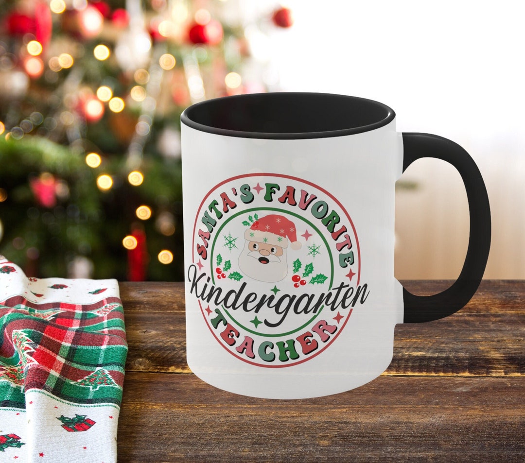 kindergarten-teacher-mug-daycare-teacher-gift-christmas-gift-etsy