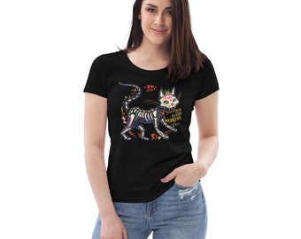 Día de los Meowtos -- Women's fitted eco tee