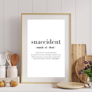 Kitchen Wall Art Print | Fun Kitchen Prints | Unframed Print Poster | Home Décor Gift | Kitchen & Dining Prints | Foodie Wall Print