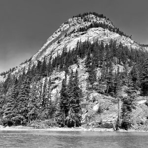 Tunnel Mountain Black and White