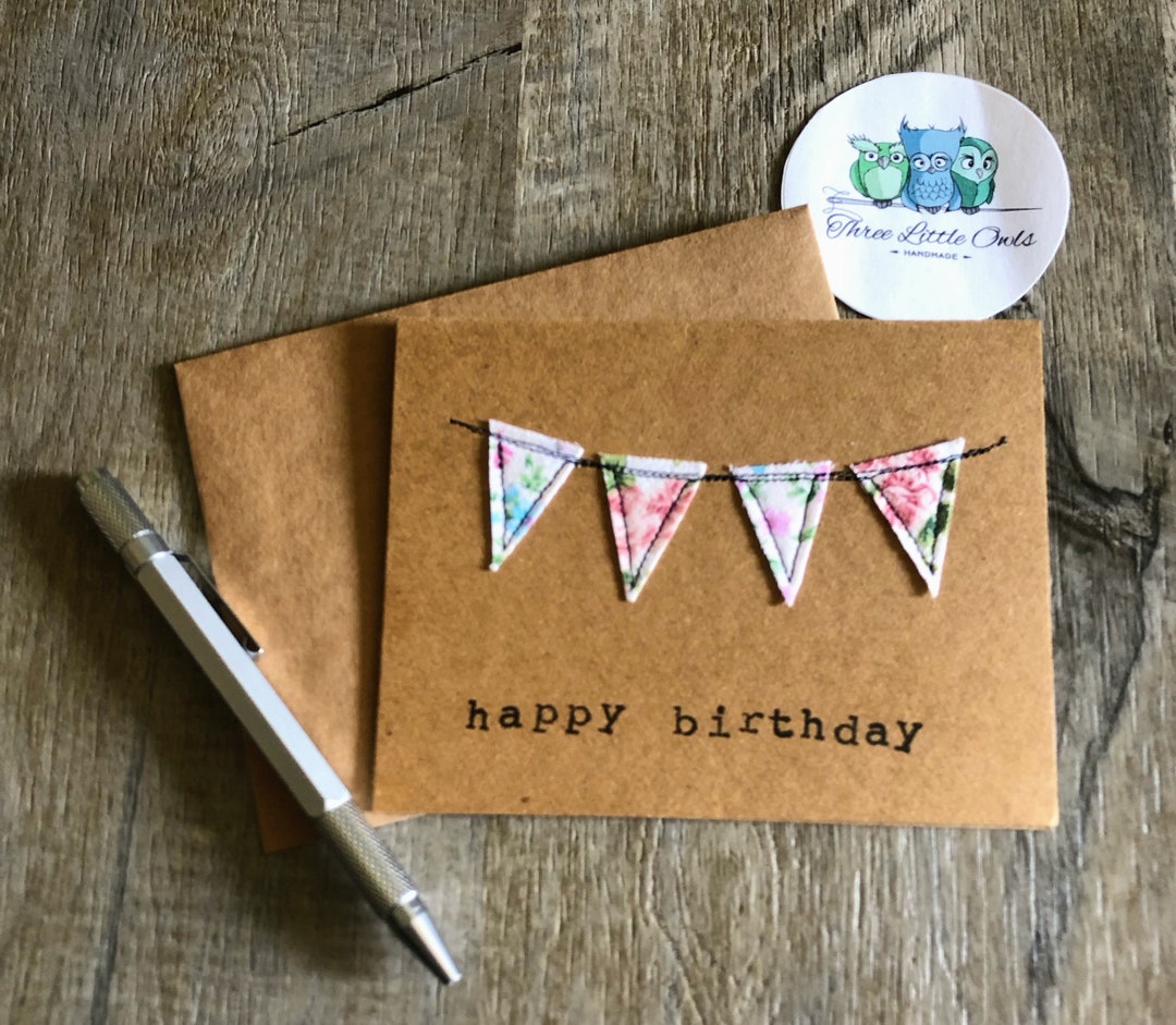 Happy Birthday Cards (set of 5) - Etsy