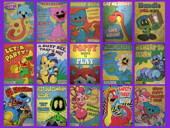 Poppy Playtime Poster Poppy Playtime Printable Game Digital