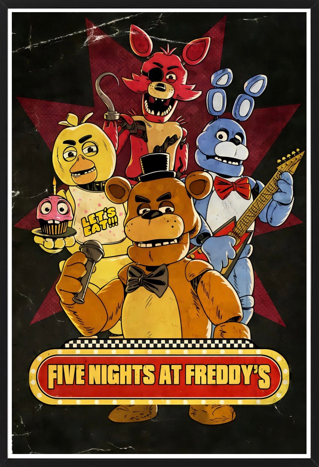 Set of 3 Five Night's at Freddy's Digital Download Poster Bundle