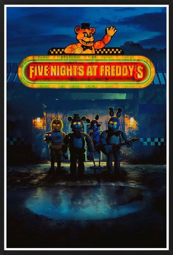 Set of 3 Five Night's at Freddy's Digital Download Poster Bundle
