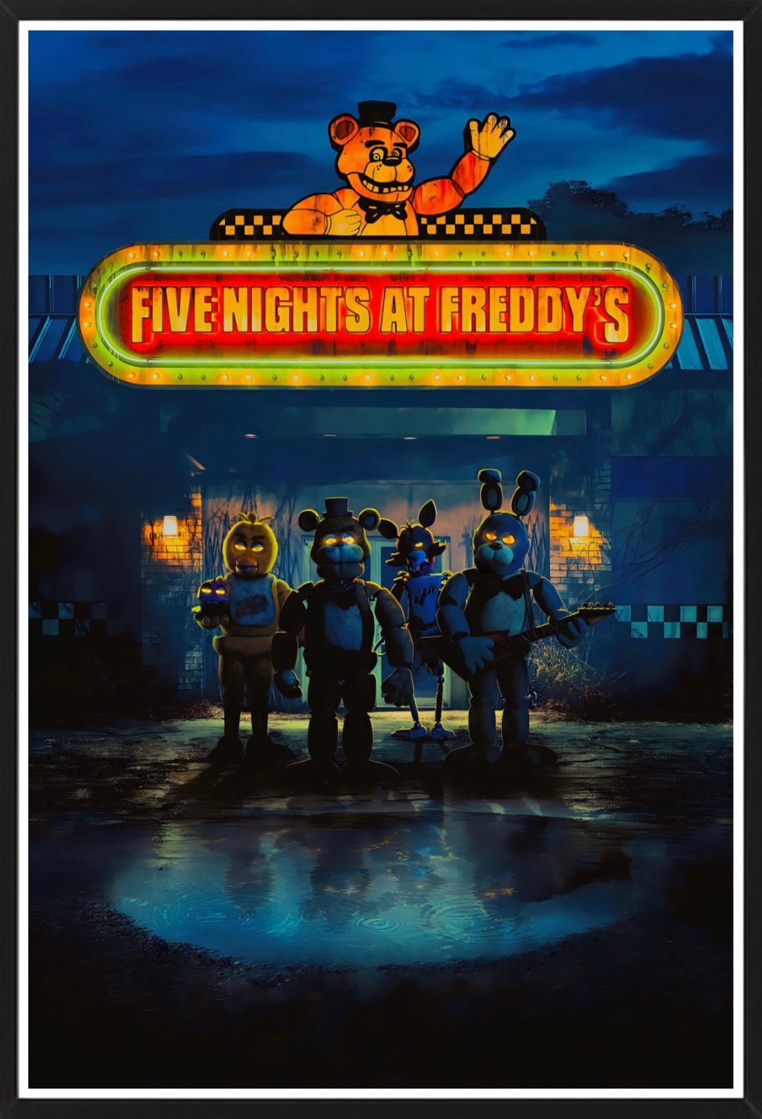 Set of 3 Five Night's at Freddy's Digital Download Poster Bundle