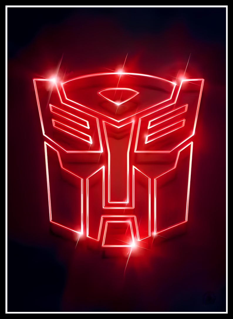 Set of 4 Transformers Digital Download Poster Bundle for Bedroom Decor ...