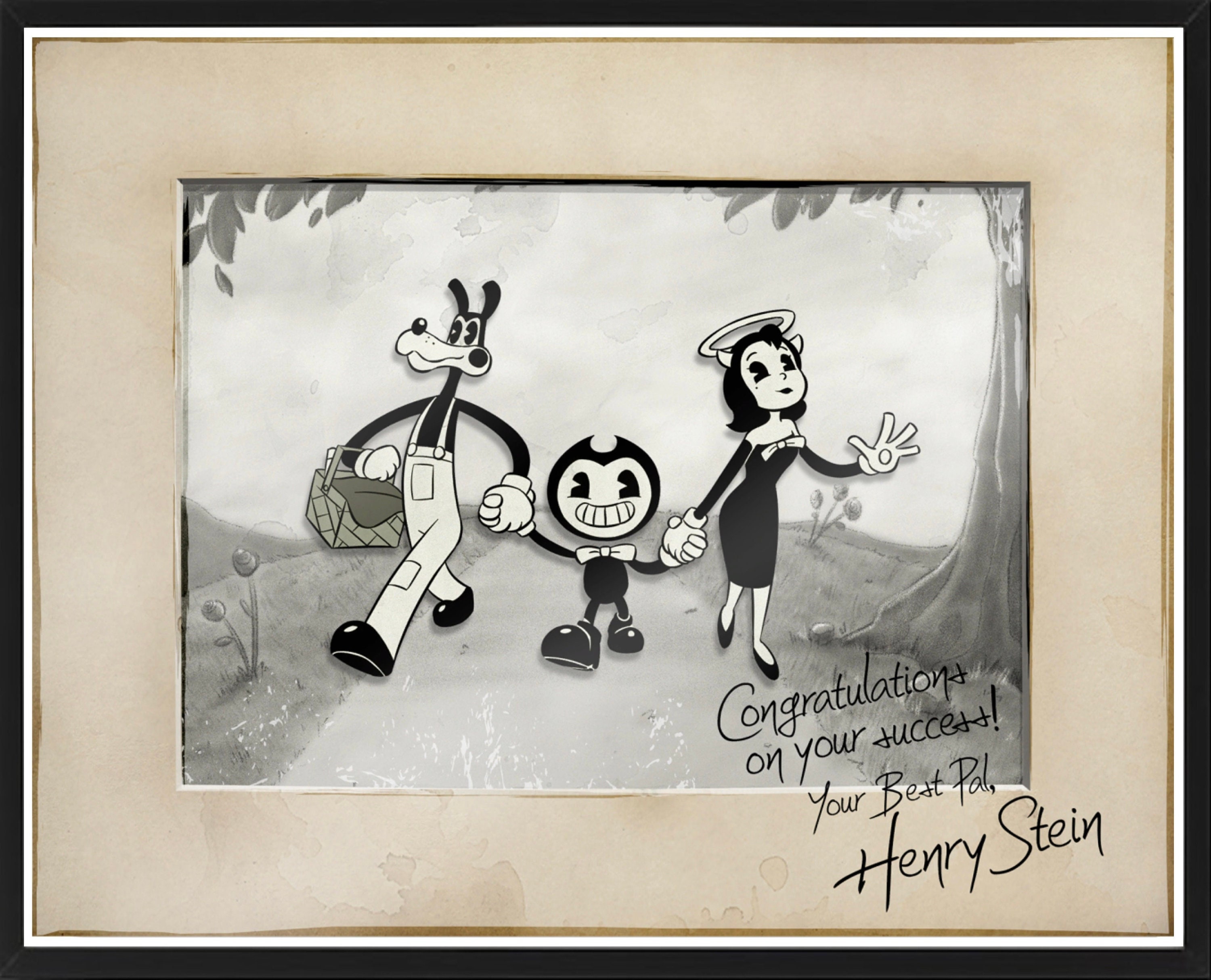 Bendy & the Ink Machine Inspired Game Art Digital Download 