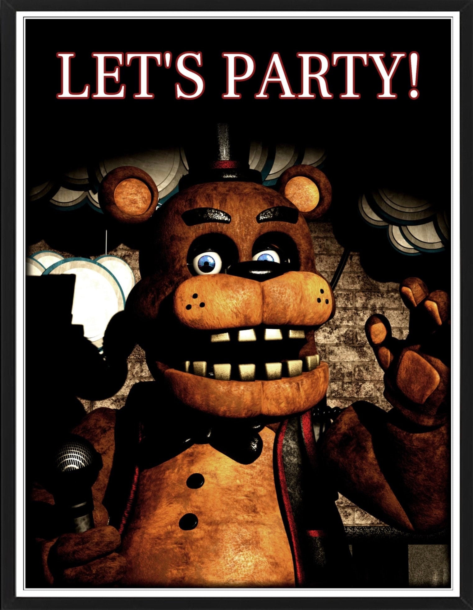 Set of 5 Five Nights at Freddys Digital Download Poster Bundle for ...