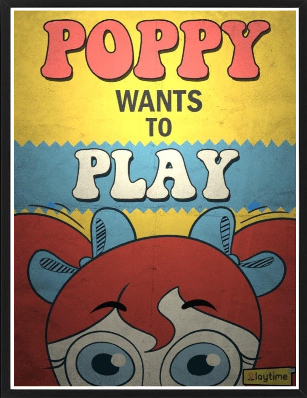 Poppy Playtime: Poster Pattern Can Badge: 1Box (6pcs)