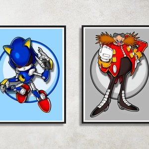 SONIC THE HEDGEHOG 2 - Sega CINEMARK 2022 RARE 11x17 MOVIE poster SET of 3