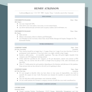 May include: A resume template with a black and white design. The template includes sections for education, work experience, courses, and certifications. The template is designed to help job seekers create a professional and effective resume.