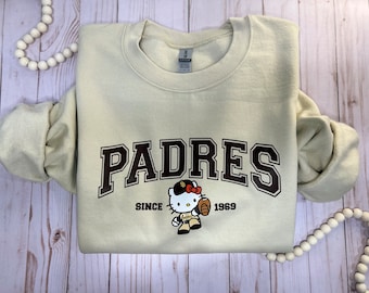Baseball Padres Kitty - Sweater Long Sleeve