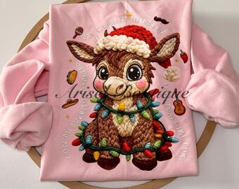 Faux Crochet Mi Burrito Sabanero  -Sweater Long Sleeve