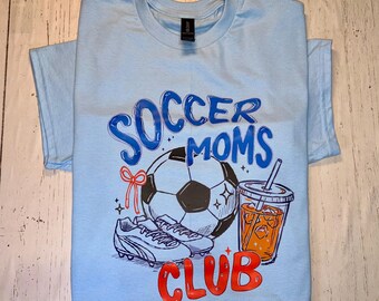 Soccer Moms Club Adult Tshirt short sleeve