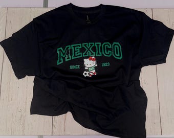 Green Front M e x i c o HK Soccer - Adult Tshirt Short Sleeve