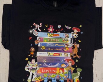 ToyStoryMovie  -  Adult Tshirt; Short sleeve