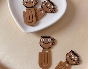 8 Cafecito Paper Clips 3D