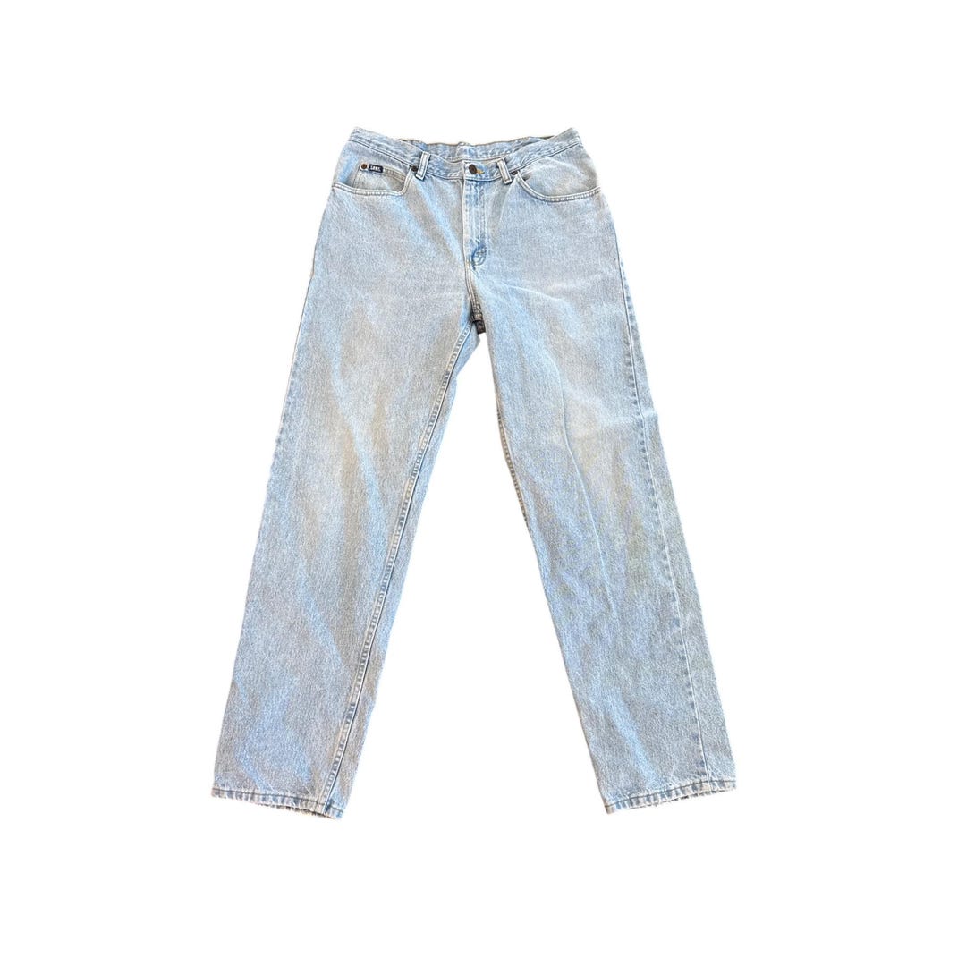 Lee Mens Vintage 90s 34x34 Denim Jeans 2055591 Light Wash Straight