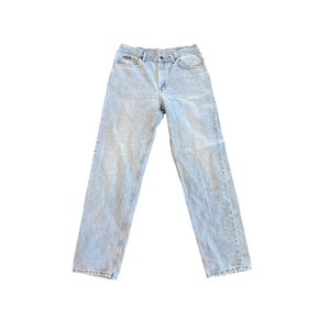 Lee Mens Vintage 90s 34x34 Denim Jeans 2055591 Light Wash Straight Leg