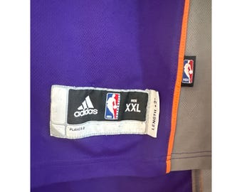 RX-NEMESIS SUCKADELIC ファッショントルーパー 紫成型 Vintage Phoenix Suns Steve Nash #13 NBA Jersey XXL Adidas Purple