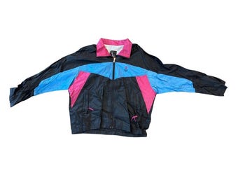 Vintage USA Olympics Windbreaker Jacket Large by Jcpenney Nylon