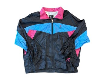 Vintage USA Olympics Windbreaker Jacket Large by Jcpenney Nylon