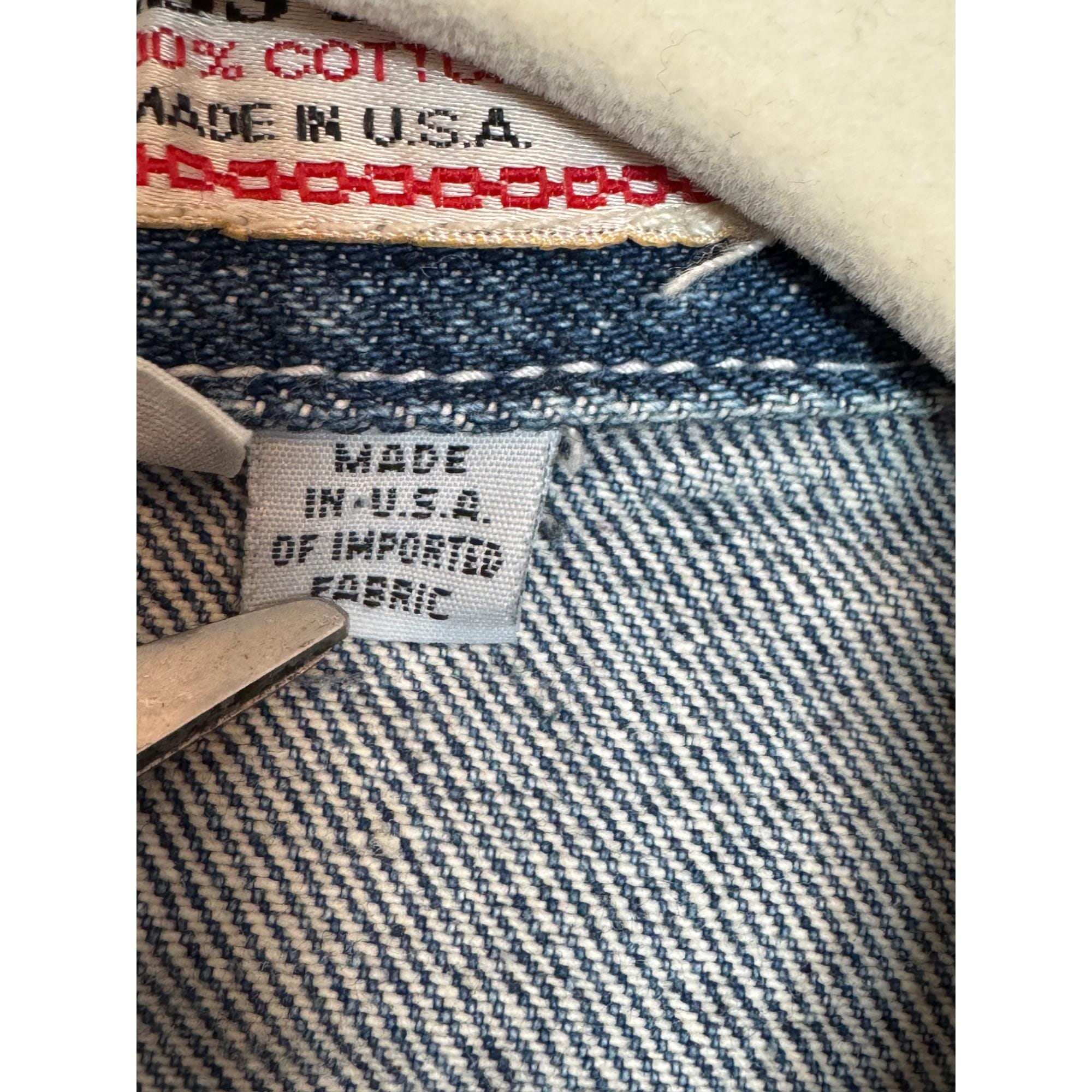 Vintage Guess USA America Denim Jacket M 100% Cotton Made in USA