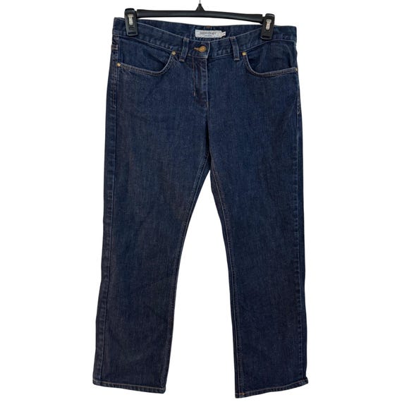 Vintage Yves Saint Laurent Rive Gauche Womens Jeans Size 12 Dark