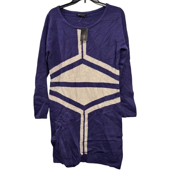 bcbg navy blue dress Bcbg Women's Crepe Square Neck Button Front Two-Piece Dress - Dark Blue