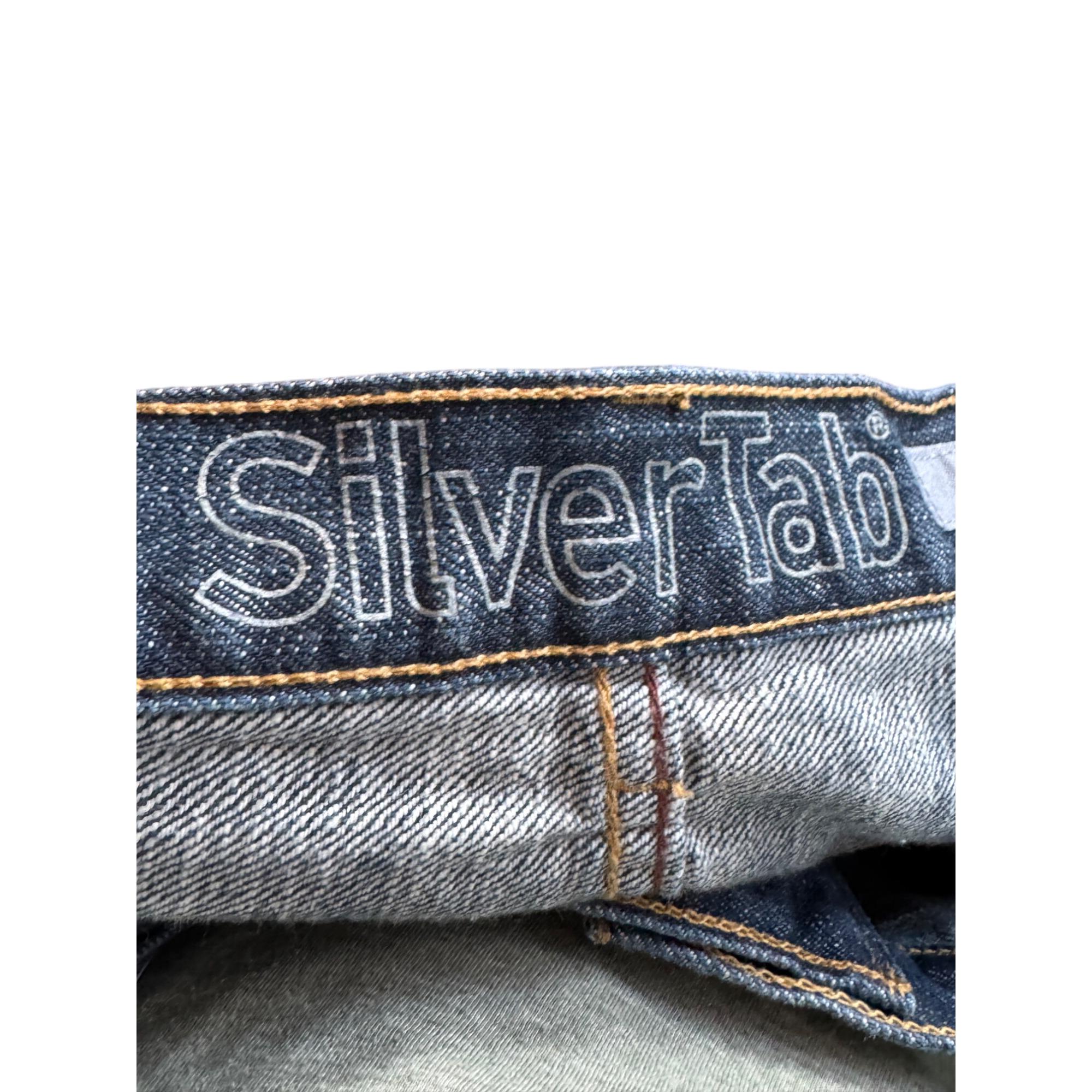 Vintage Levis Silvertab 90s Mens Baggy Jeans W40 L32 Vintage Denim