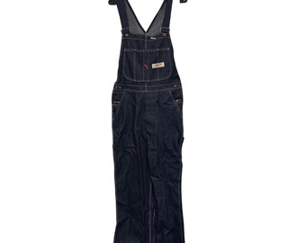 70s Vintage Big Mac Workwear Overalls / Light Blue Cotton Denim