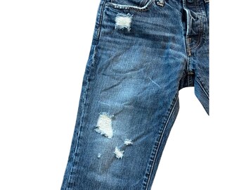 アバクロンビー＆フィッチ ダメージ加工 メンズジーンズ W30 L30 
