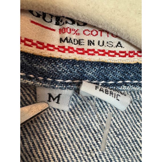 Vintage Guess USA America Denim Jacket M 100% Cotton Made in USA