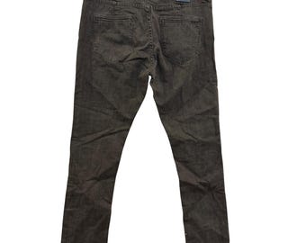 Ezekiel Herren 305 Chopper Jeans Größe 36 Dunkelgrau Slim Fit Denim 33 "Schrittlänge