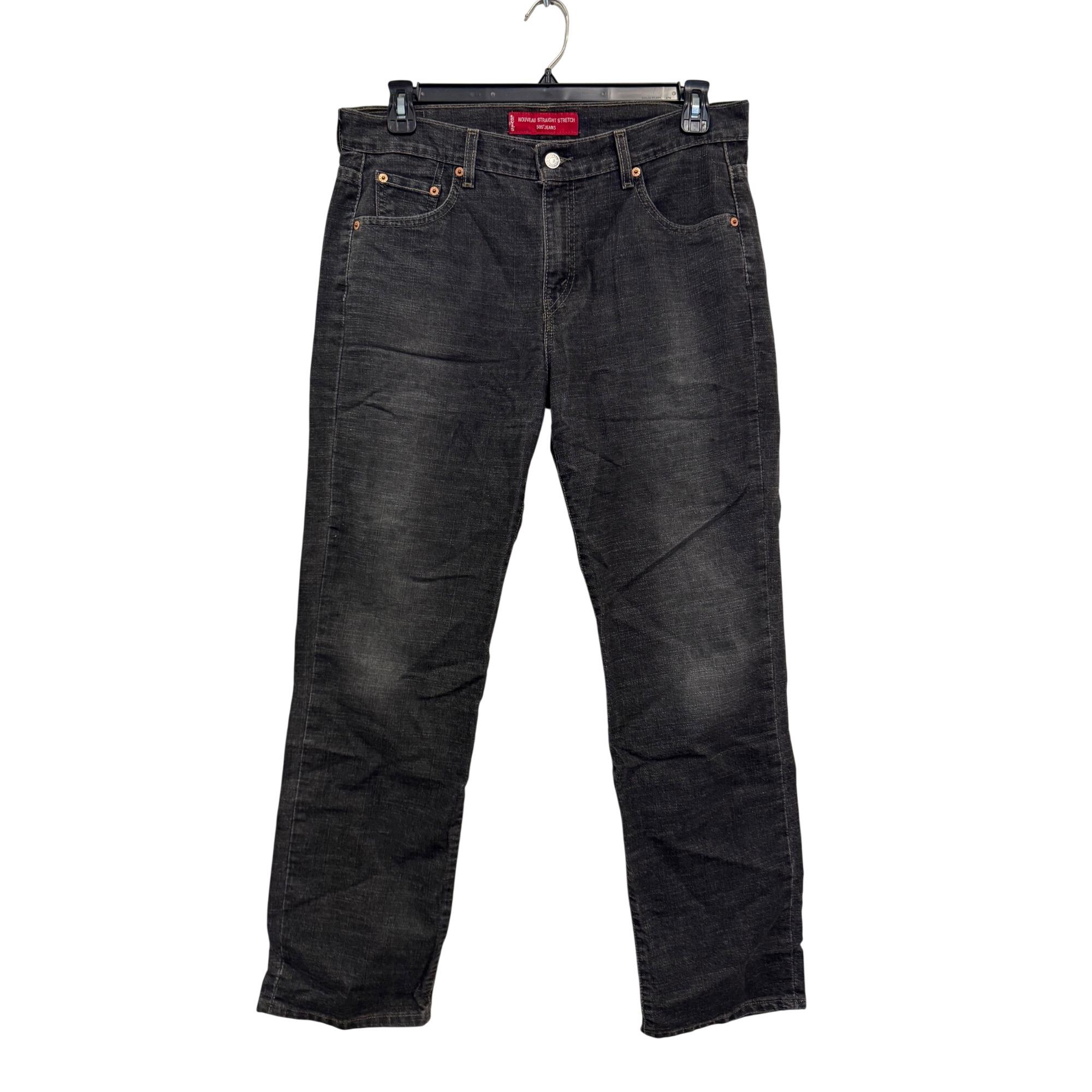 Levis Black 505 Jeans - Etsy