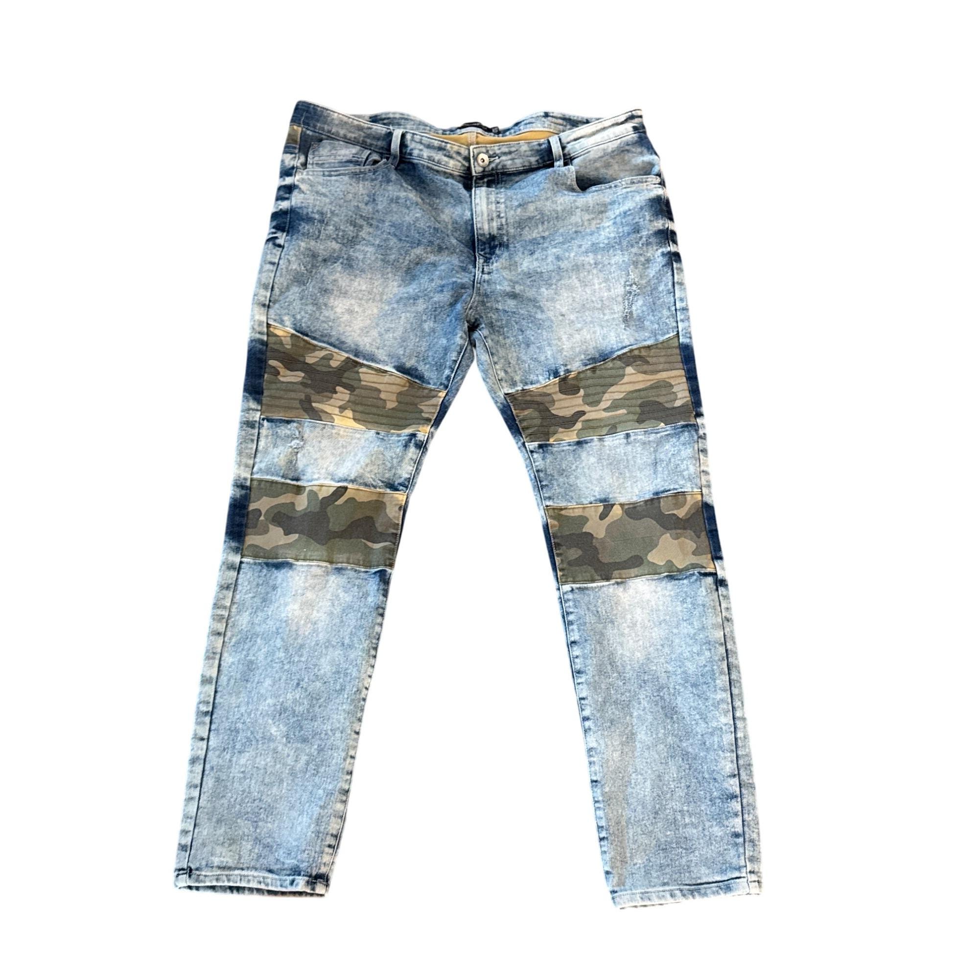 Vintage Y2K Southpole Skinny Fit Denim Jeans With Camouflage