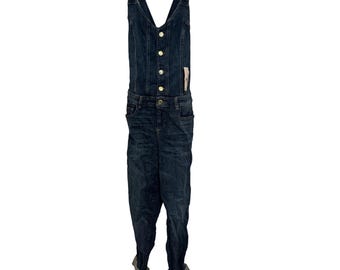 Guess Damen Dark Medium Wash Denim Jumpsuit Größe M Neu